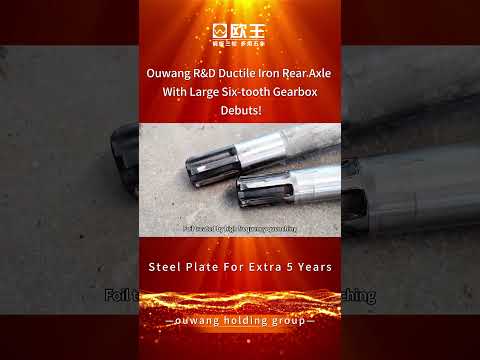 Ouwang R&D Ductile Iron Rear Axle  #tricycle