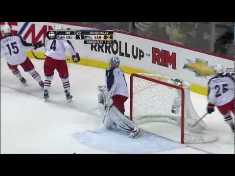 Alex Edler Goes Coast to Coast - Canucks Vs Jackets - 03.17.12 - HD