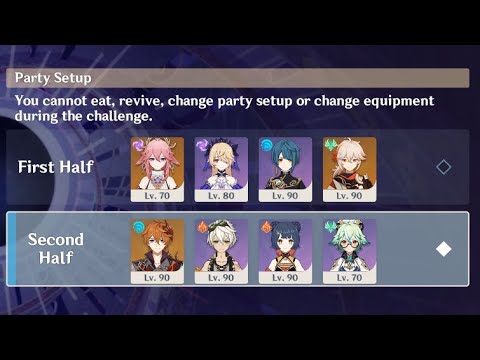 3.2 Abyss | F2P (AR 56) Yae taser + Childe Xiangling vape Floor 12 9* clear