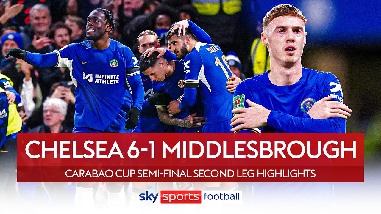 Chelsea 6-1 Middlesbrough - Carabao Cup