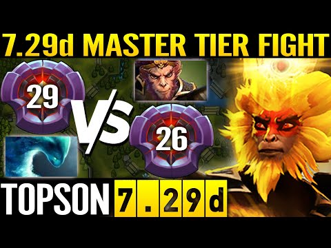 🔥 7.29d TOPSON Monkey King [25lvl Master] vs [29lvl Master] Morphling - OG Best MID Pro Guide Dota 2