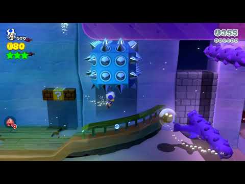 Super Mario 3D World (Switch) 11-7 Speedrun - Time: 60 (Former WR)