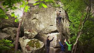 Video thumbnail de Polypnée, 7c. Fontainebleau