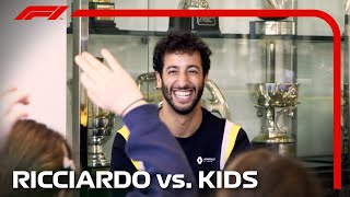 Daniel Ricciardo Goes Back To School! Kids Interview F1 Driver video