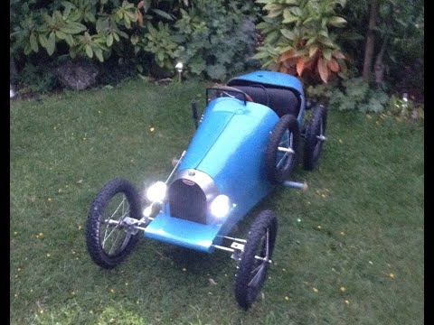 Scale model electric Bugatti Type 37