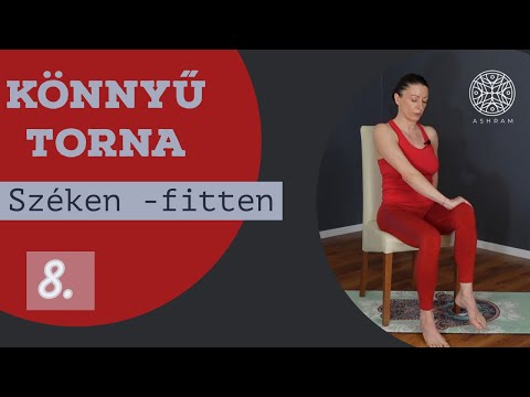 Könnyű torna mindenkinek 8. Teljes test átmozgatása széken ülve.