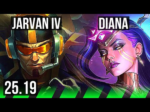 JARVAN IV vs DIANA (JGL) | 14/1/20, Legendary | KR Diamond | 25.19