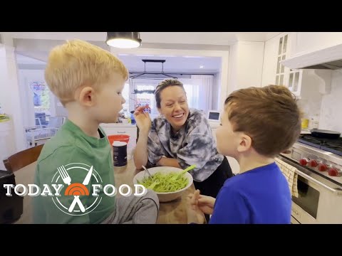 Try Dylan Dreyer’s green noodles that are a favorite in her house