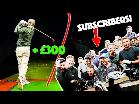 Win £1 for EVERY yard you hit golf ball (expensive!)