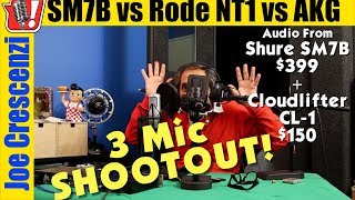Video thumbnail for Shure SM7B vs Rode NT1 vs AKG Perception 100 Microphone Shootout! Voice Over Mics by Ask Joe - Joe Crescenzi - @AskJoe - AskJoe (.TV)
