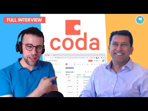 Coda CEO, Shishir interviewed!