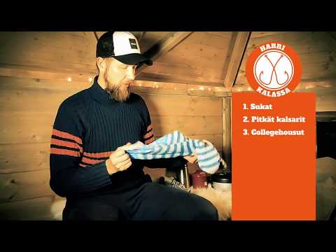 Harri kalassa - Varustejakso 1 - Kahluuhousujen alle talviolosuhteissa