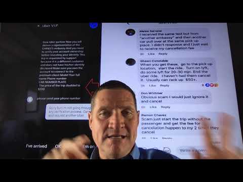 Uber and Lyft Scams and how to beat the scammers $$$$.