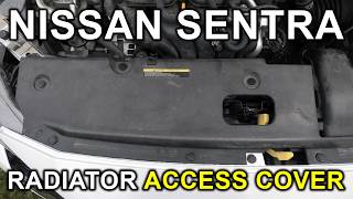 Nissan Sentra (2020-2025): How To Remove Radiator Support Access Cover?