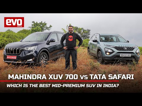 Mahindra XUV700 vs Tata Safari 2021 | Best 7 seater SUV in India | evo India