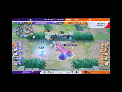 Tali Believers Vs Nouns eSports Pokemon Unite Championship Series Europe