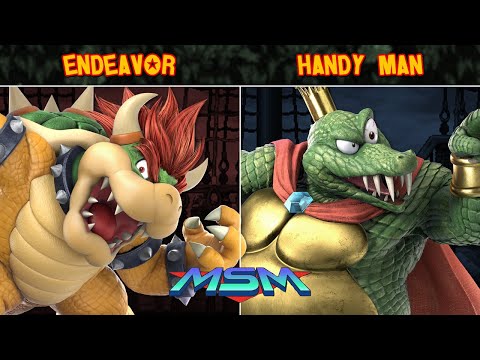 MSM Online 7 - Endeavor (Bowser, Roy) Vs Handy Man (King K. Rool)