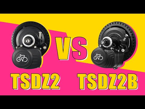 What upgrades have been made to TSDZ2 and TSDZ2B?