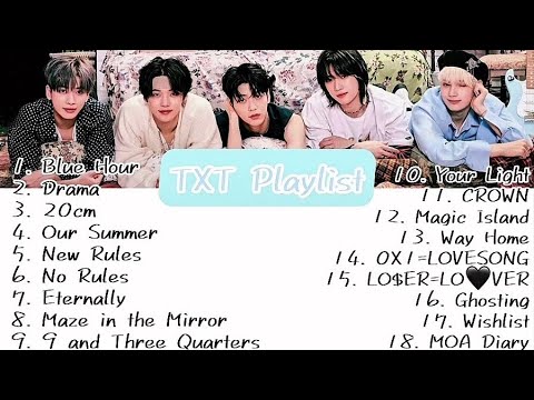 【TXT Playlist 】作業中に聞きたい曲