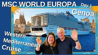 MSC WORLD EUROPA Cruise - Day 1 - Embarkation Day Genoa