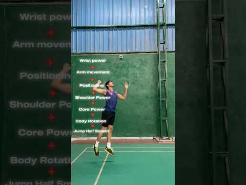 How to smash in badminton? Learning series part 1