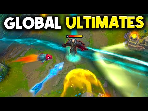 WE PICKED 5 GLOBAL ULTS AND ONE-SHOT FROM FOUNTAIN - League of Legends