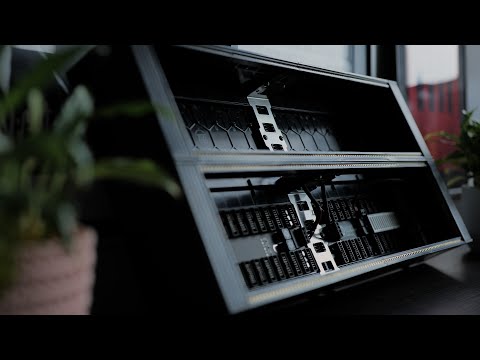 Unboxing modular eurorack case - SinuSoda Four Pack Black 6U 104 hp