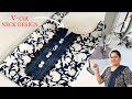 Trending V Cut Neck Design V Cut Placket Neck Design Beautiful Neck Design