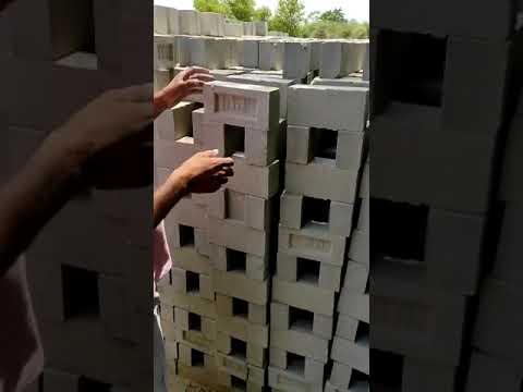 Fly ash bricks, 9 in x 4 in x 3 in