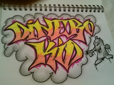 Drawing Basic Graffiti: Dinero Kid