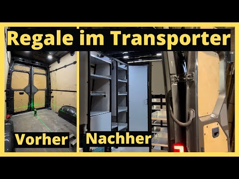 Regalsystem im Kastenwagen einbauen - Teil 1 - VW Crafter - made by Kreativ Wood