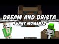 Dream And Drista Play Minecraft Ft Georgenotfound TommyInnit More Funny Moments