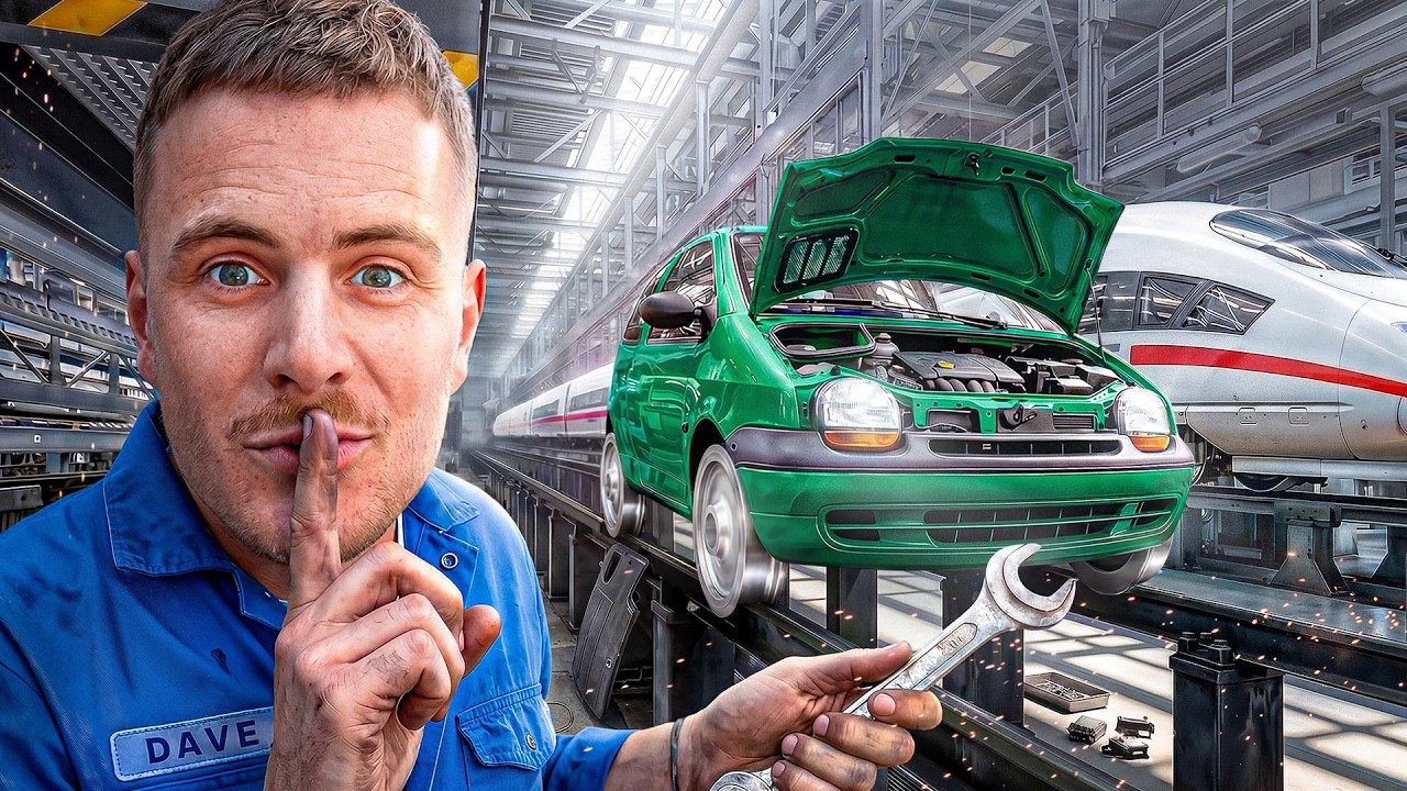 ⁠Ich habe einen Twingo gekauft, um ihn zum Zug umzubauen! 🚂