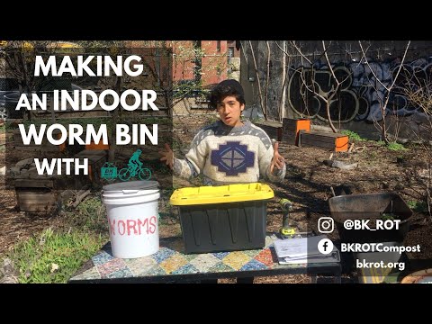 Making a Worm Bin with BK ROT