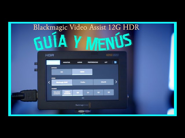 Vídeo relacionado con Blackmagic Design Video Assist 5" 12G HDR (BM-HYPERD/AVIDA12/5HDR)