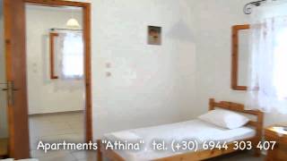 preview picture of video 'Athina apartments at Platania (Planes) beach, Sarti to Sykia, Halkidiki, Greece'