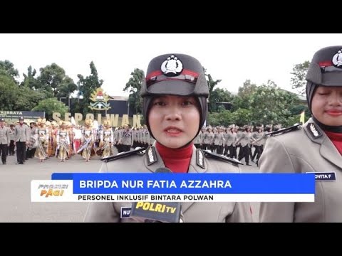 BRIPDA NUR FATIA BINTARA POLWAN DISABILITAS LULUS DIKTUK SEPOLWAN