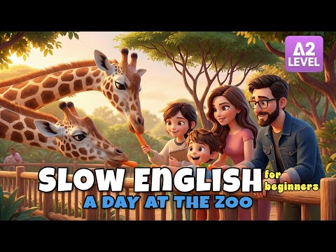 Our First Family Trip to the Zoo | Easy English Listening Story (A1 Level)