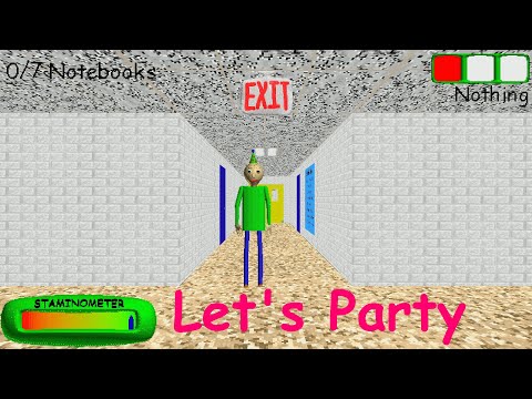 Baldi's Basics Moded - Baldi's Classic Remastered Fan-Made (Party) - V.0.4.4