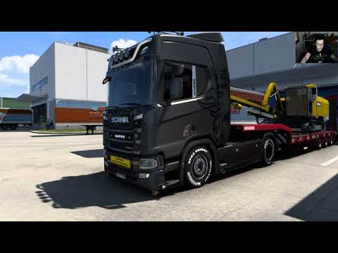 [ ETS 2 - 1.46 ] : Scania R 500 L6 STRAIGHT PIPES : Foreuse 8T !!!