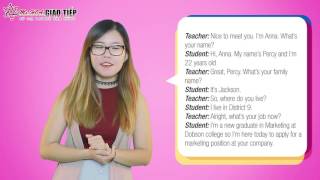 [Vocabulary] Talk about yourself Part 2 - Ms Hoa Giao tiếp phản xạ, truyền cảm hứng