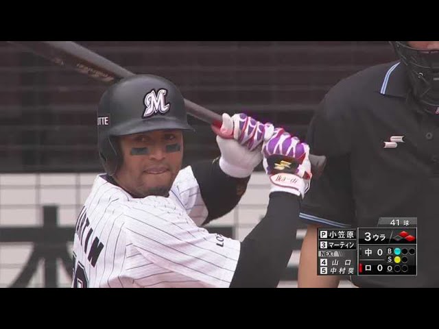 【3回裏】強い打球はライト前へ!! マリーンズ・マーティンが先制タイムリーヒット!! 2021/3/12 M-D
