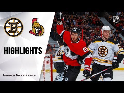NHL Highlights | Bruins @ Senators 12/9/19