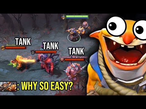 If you hate playing against Tank Heroes, This Techies solved your problem!!