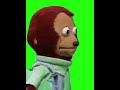 Pedro Monkey Puppet Awkward Look Meme Green Screen
