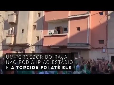 GESTO EMOCIONANTE DA TORCIDA DO RAJA
