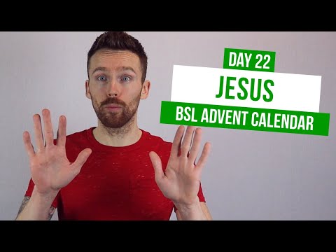 How to Sign Jesus Christ in BSL