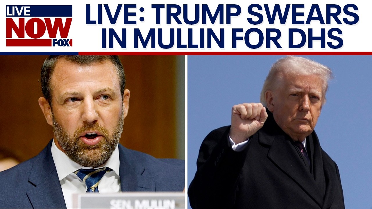 LIVE SOON 1:30ET: Markwayne Mullin & Trump swearing in ceremony