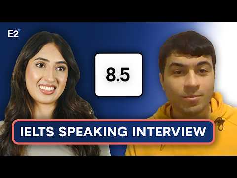 IELTS Speaking Interview - Band 8.5 Speaking Practice Test
