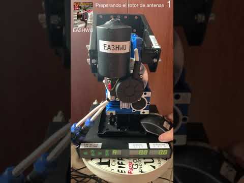 EA3HWU Programar rotor de antenas para el pase de la ISS